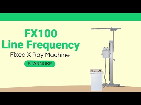 100mA Fixed in Line Frequency Digital X Ray Room Set Up with Wired DR