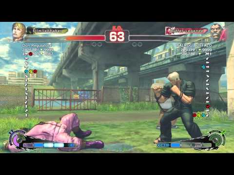Don Regulatore ( Cody ) Vs BALROG BUFFALO ( Balrog ) Arcade Edition 2012