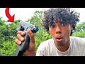 I put a BUTTON on my GLOCK BB GUN *GONE WRONG* 🔫😳