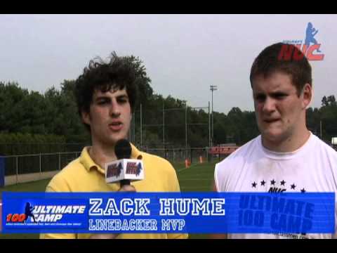 Ultimate 100 East 2011 - Zack Hume - Sophomore Linebacker MVP