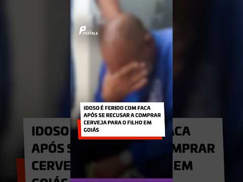 Idoso é ferido com faca após se recusar a comprar cerveja para o filho em Goiás