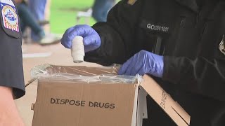 Columbus law enforcement helps collect unwanted, unused prescription pills from residents