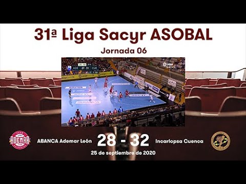 31ª Liga Sacyr ASOBAL J06: ABANCA Ademar León - Incarlopsa Cuenca 28-32