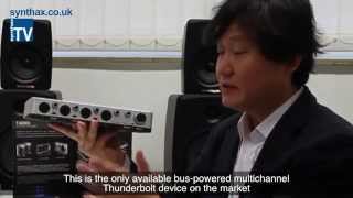 Video thumbnail for Resident Audio T4 Thunderbolt Audio Interface - Frankfurt Musikmesse 2015 by Synthax Audio UK