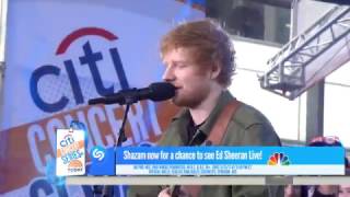 Ed Sheeran - What Do I Know? (Live on Today Show)