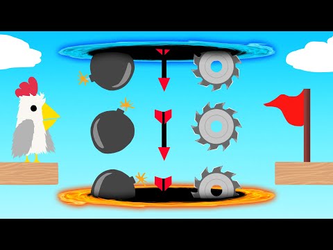 This Is The MOST BRUTAL PORTAL Ever! (Ultimate Chicken Horse)