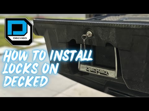 DECKED Locks - How to install Locks on Decked Drawer System for Truck Bed Box