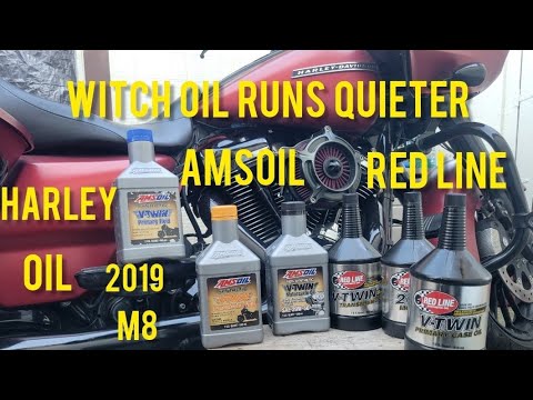 Harley oil runs quieter, Amsoil, or Redline. Best oil for your Harley