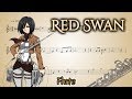 Shingeki no Kyojin Season 3 Opening - Red Swan (Flute)