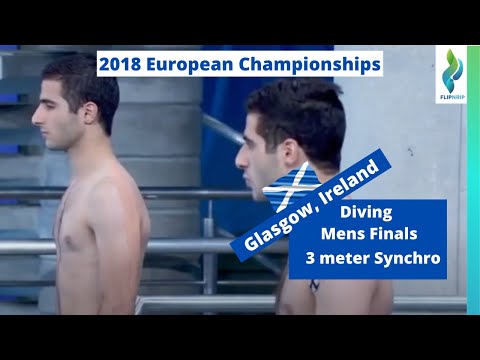 2018 European Diving Championships - Mens 3 Meter Synchro Diving
