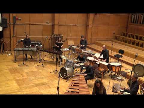 Suite for solo drum set and percussion ensemble by David Mancini