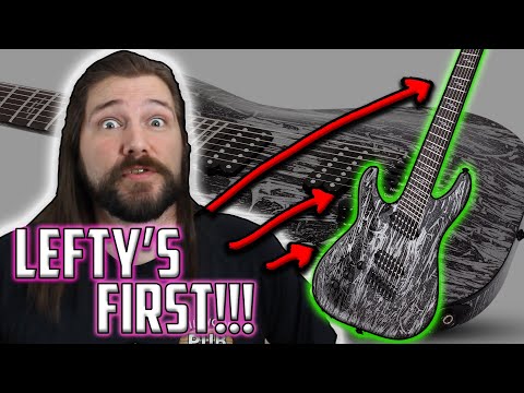 Lefty's FIRST 7-String Guitar (UNBOXING) Schecter Silver Mountain | Mike The Music Snob