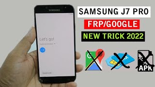 Samsung J7 Pro Frp Bypass 2022 | SM-J730F Google Account Remove | Samsung J7 Pro Bypass | New Trick