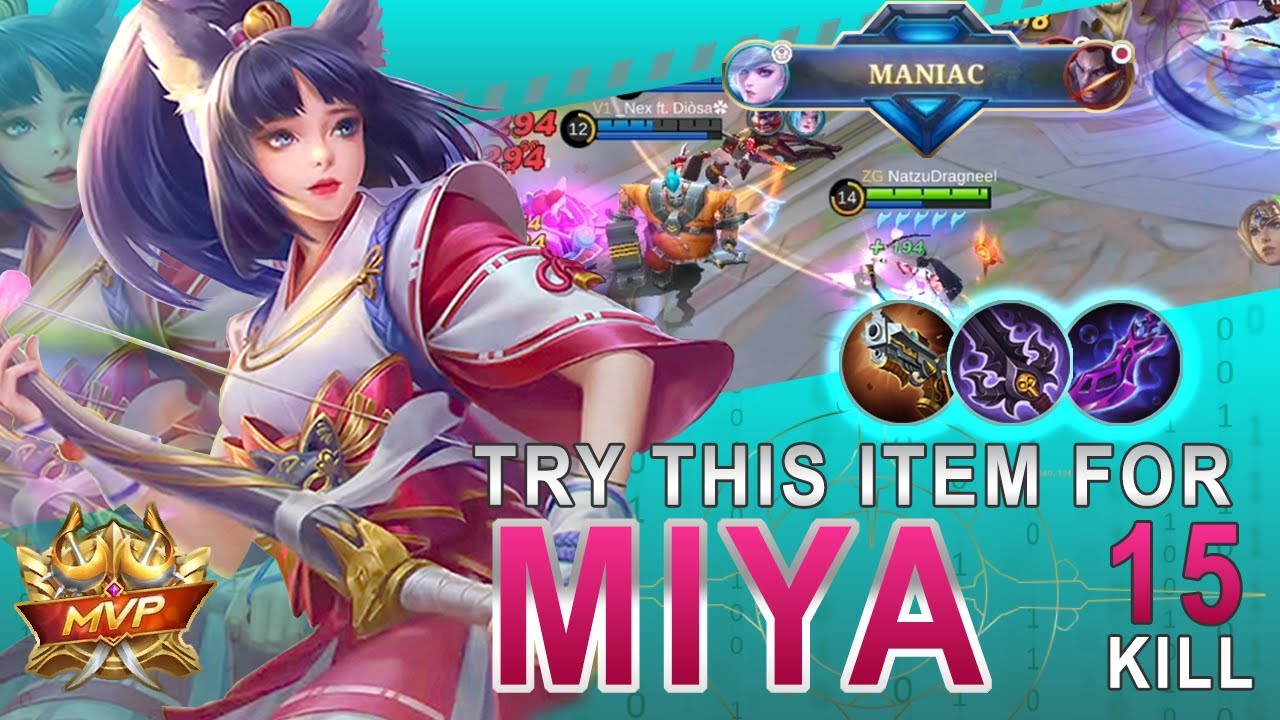 Try This Item For Miya | Build Top 1 Global Miya | Mobile Legends Bang Bang