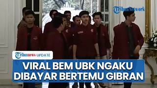 Terungkap! BEM UBK Ngaku Dibayar Bertemu Gibran di Istana: Disuap Polisi agar Tidak Menggelar Aksi