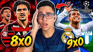 A MAIOR GOLEADA DO SÉCULO DE CADA CAMPEONATO (REACT)