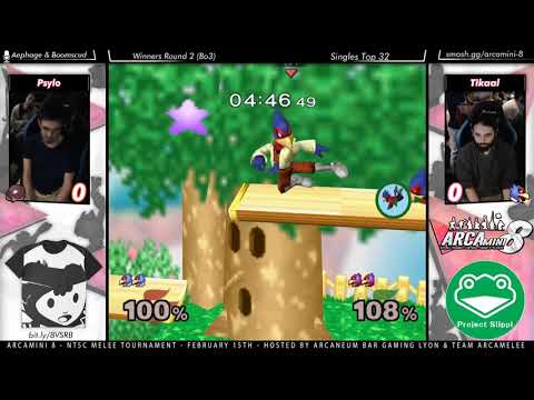 ARCAmini8 - Winners Round 2 - Psylo (R.Falco) VS Tikaal (N.Falco) - SSBM