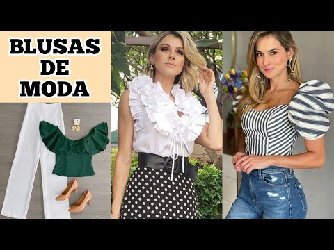 Tendencias de MODA 2022 MUJER | OUTFITS DE MODA BLUSAS BONITAS MODERNAS