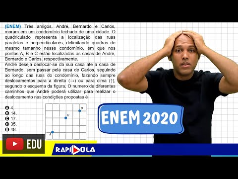 QUESTION 158 ENEM 2020 (BLUE) - QUESTION OF THE THREE FRIENDS