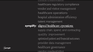 symplify: healthcare operations