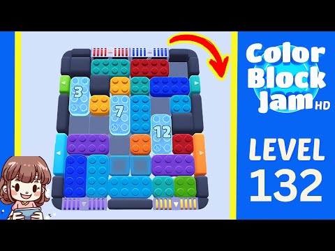 Color Block Jam Level 132 Solution Walkthrough