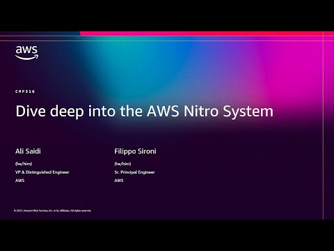 AWS re:Invent 2025 - Deep Dive into the AWS Nitro System (CMP316)
