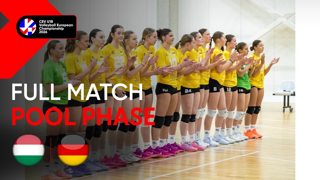 Full Match | Hungary vs. Germany | CEV U18 Volleyball European Championship 2026 Women