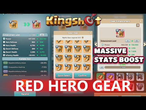 THIS IS HOW YOU UNLOCK RED GEAR IN KINGSHOT