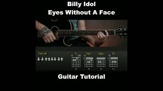 Billy Idol - Eyes Without A Face | Easy Guitar Lesson Tutorial with Chords/Tabs and Lyrics