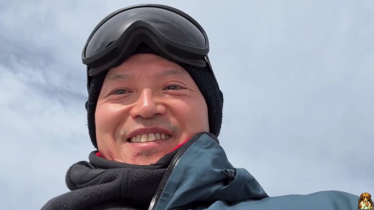 スキー場でも人だかりに