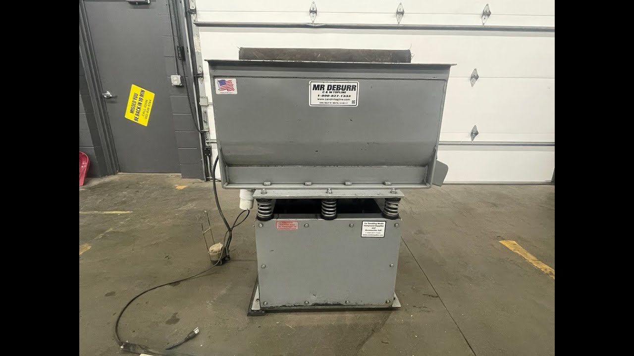 Mr. Deburr Finishing Machine