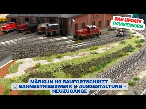 Construction Update Märklin H0: Railway Depot & new highlights on the layout