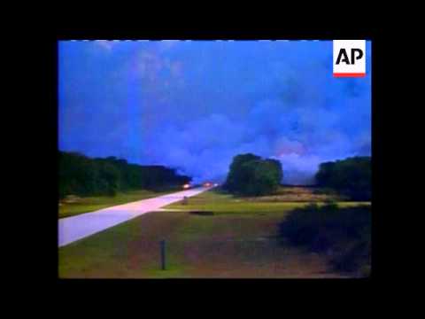 USA - Unmanned rocket explodes