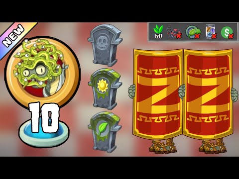 Plants vs  Zombies 2 - The Zombosseum 2023 Level 10 [Plants Lvl 1 & No Premium] + DOWNLOAD