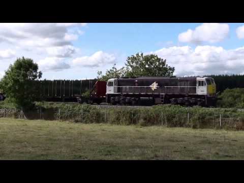 Laden & empty timber; ICR sets @ Coolmeen, Ballyhale (5-6/9/2013)