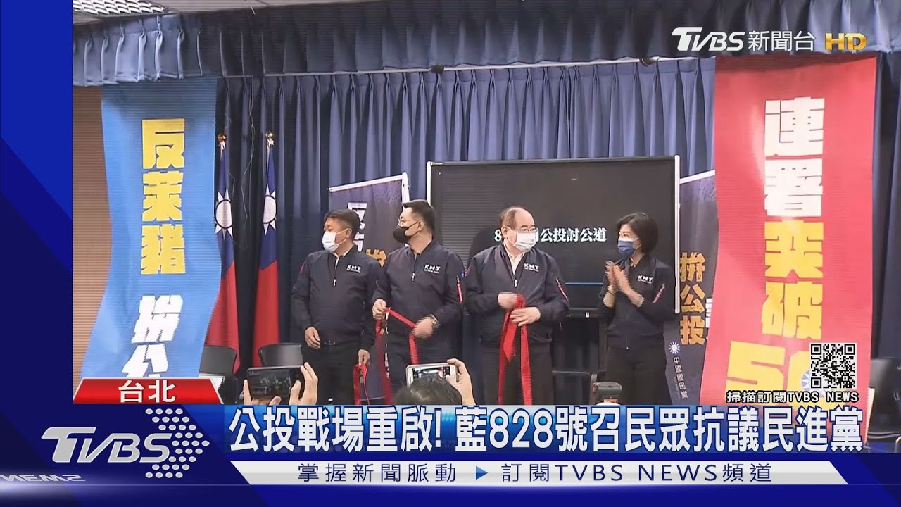 公投戰場重啟!藍828號召民眾抗議民進黨