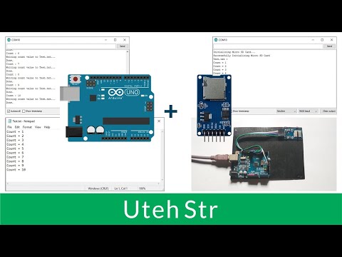 Arduino + Micro SD Card Module | Arduino Uno with Micro SD Card Module | Card Info, Write and Read
