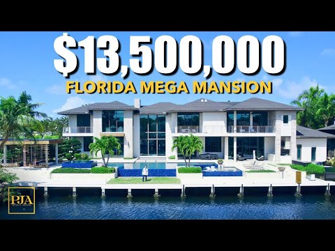 Inside a $13,500,000 FLORIDA MEGA MANSION | 20 Compass Isle Fort Lauderdale | Peter J Ancona