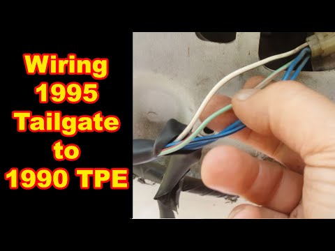 Thumbnail for Wiring 1995 Back Door/Tailgate on to a 1990 [ Tarago Previa Estima ] by Toyota, WiLL, Vehicle, Van