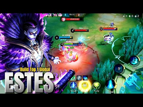 MVP Plays!! Arcane Magistrate Estes Gameplay - Build Top 1 Global Estes ~ MLBB
