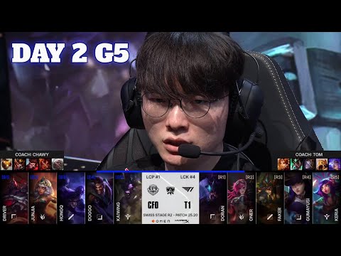 CFO vs T1 | Day 2 LoL Worlds 2025 Swiss Stage | T1 vs CTBC Flying Oyster full
