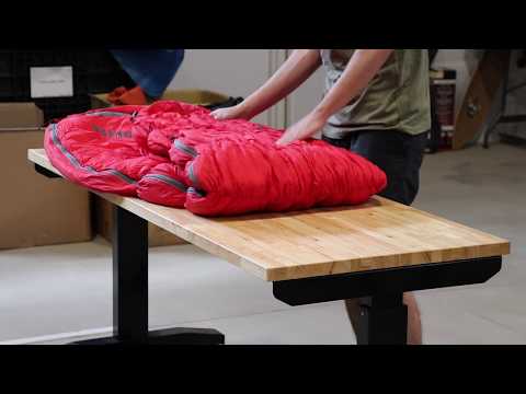 How to pack up a Sleeping Bag