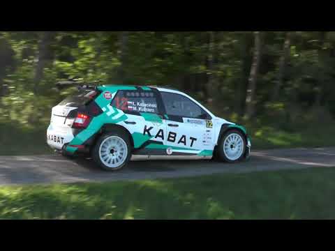 Rajd Śląska 2021 KABACIŃSKI / KUŚNIERZ / Skoda Fabia R5