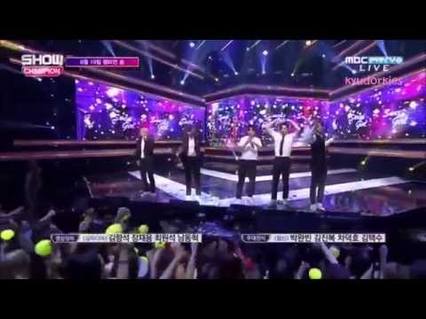 [ENG] 150819 B1A4 'Sweet Girl' Show Champion 1st Win + Encore Stage