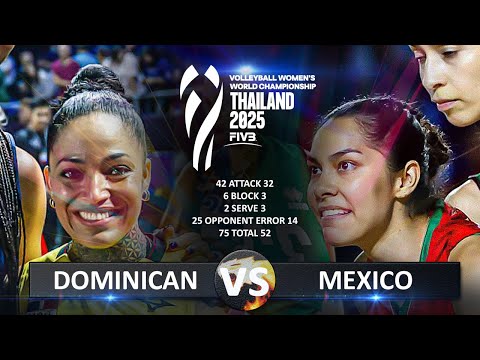 Dominican Republic vs Mexico | Women's World Championship 2025