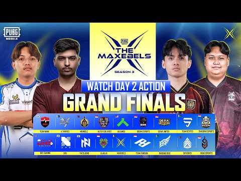 PUBGM THE MAXEBELS INVITATIONAL S3 | GRAND FINALS | DAY 2 | Ft. #4T #AE #DRS #NS #BOOM #VOIN #DRX