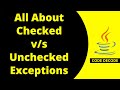 Checked Vs unchecked Exceptions with example in Java Interview Questions and Answers | Code Decode
