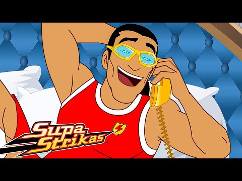 Capa de Torcer e Carregar em Las Vegas | 2 HORAS de Supa Strikas em Português | Desenhos Animados de Futebol