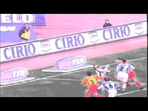 Serie A 2000-2001, day 17 Lazio - Lecce 3-2 (2 Crespo, Conticchio, Veron, C.Lucarelli)