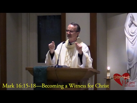 Fr. Michael Short Video Homily: Becoming a Witness for Christ Excerpt